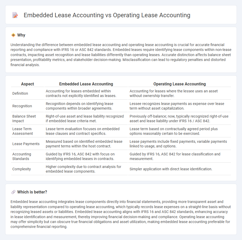 Embedded Lease Accounting vs Operating Lease Accounting in Accounting