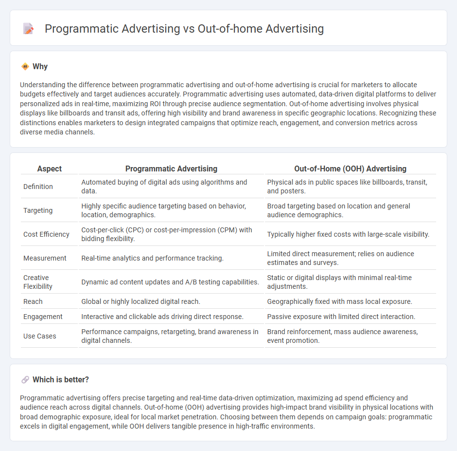 Programmatic Advertising vs Out-Of-Home Advertising in Marketing