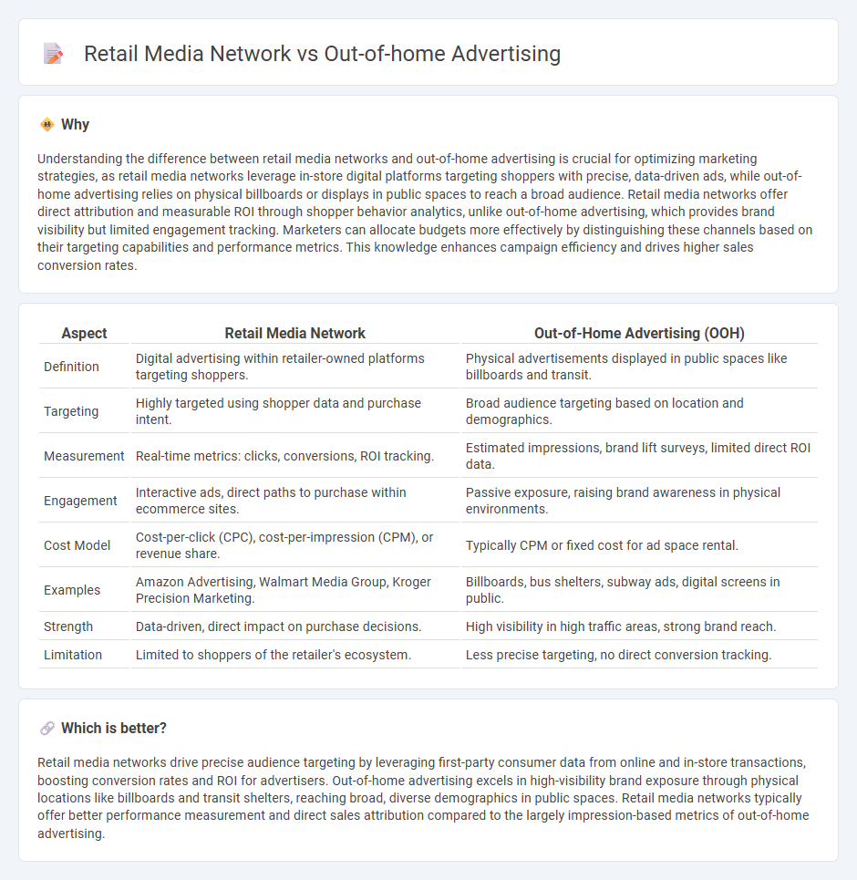 Retail Media Network vs Out-Of-Home Advertising in Commerce
