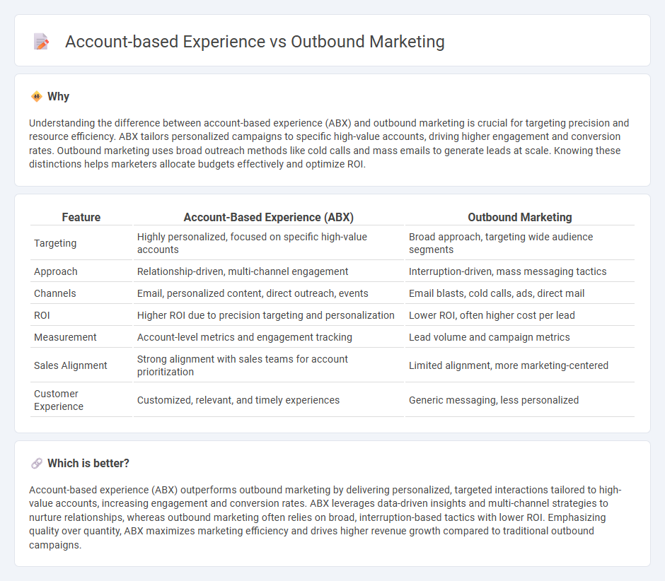 Account-Based Experience vs Outbound Marketing in Marketing
