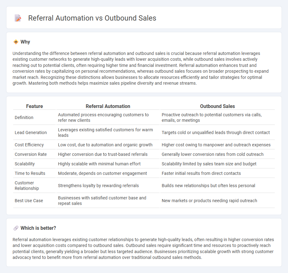 Referral Automation vs Outbound Sales in Sales