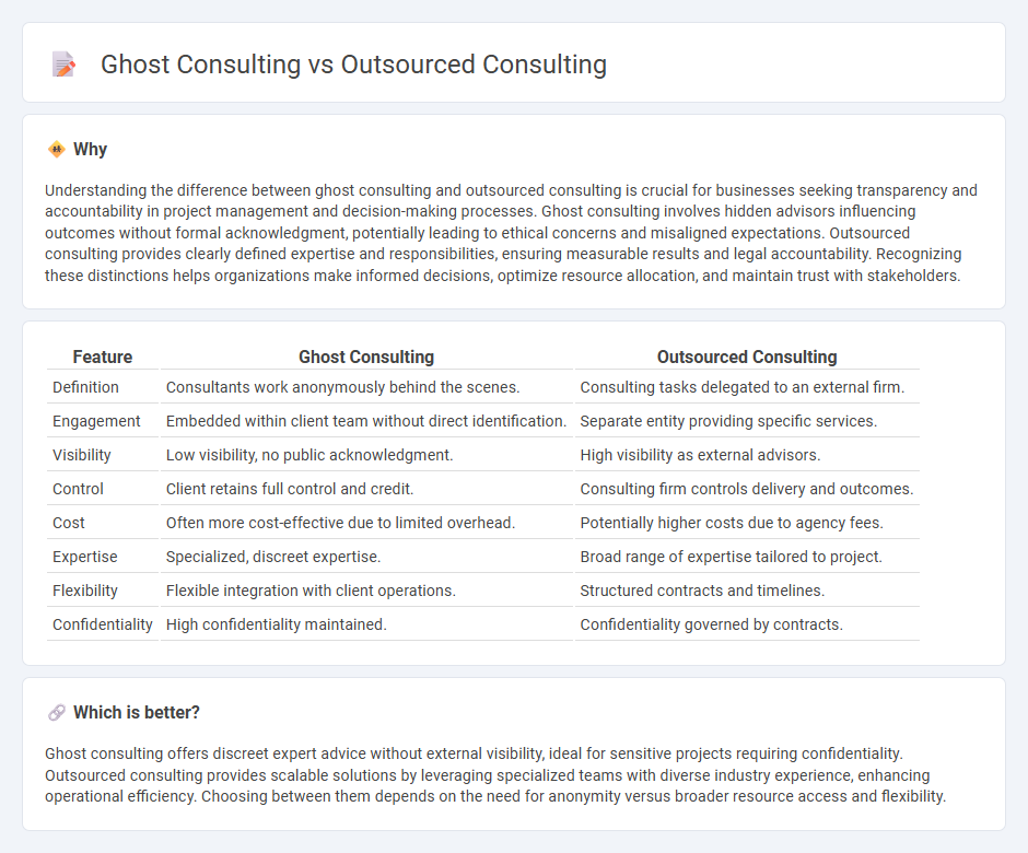 Ghost Consulting vs Outsourced Consulting in Consulting