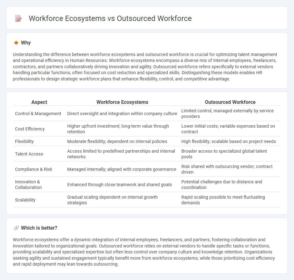 Workforce Ecosystems vs Outsourced Workforce in Human Resources