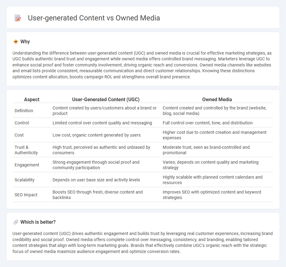 User-Generated Content vs Owned Media in Marketing