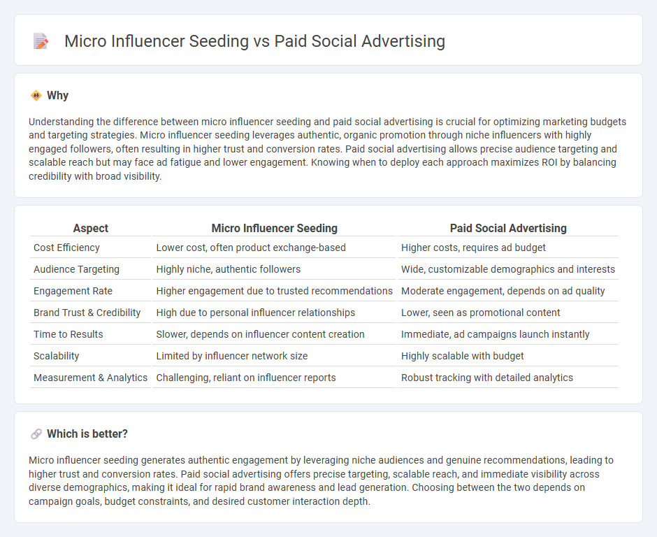 Micro Influencer Seeding vs Paid Social Advertising in Sales