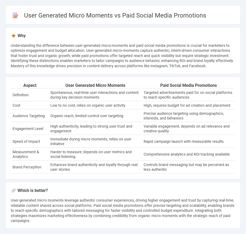User Generated Micro Moments vs Paid Social Media Promotions in Marketing