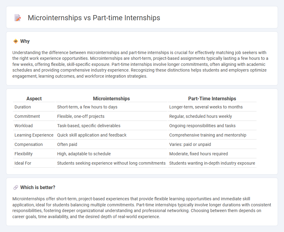 Microinternships vs Part-Time Internships in Employment
