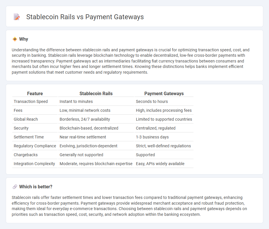 Stablecoin Rails vs Payment Gateways in Banking