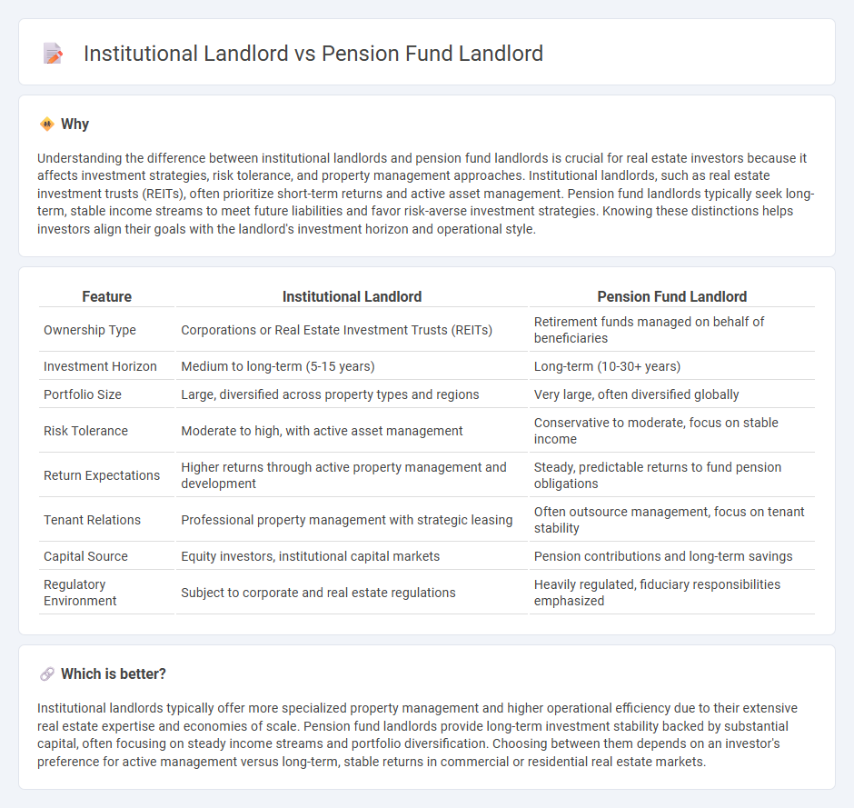 Institutional Landlord vs Pension Fund Landlord in Real Estate