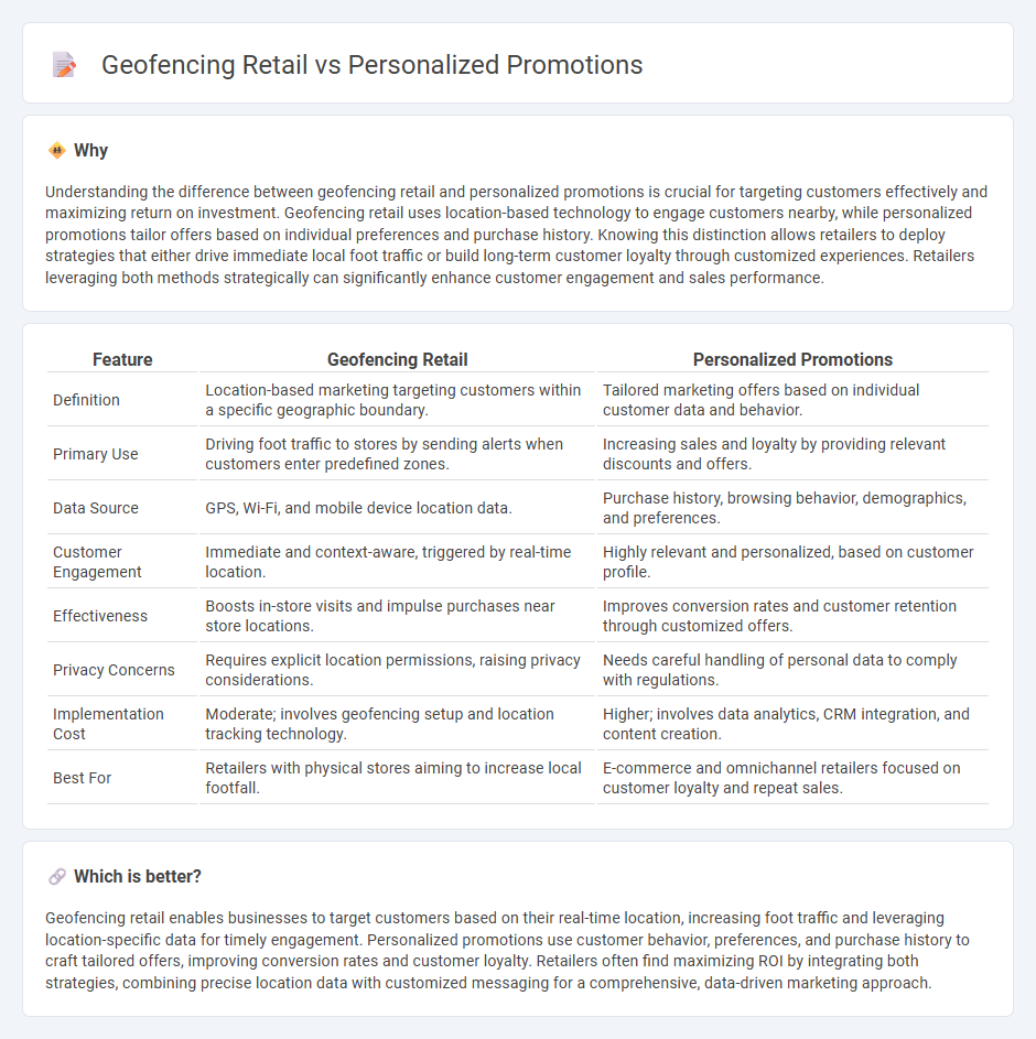 Geofencing Retail vs Personalized Promotions in Retail