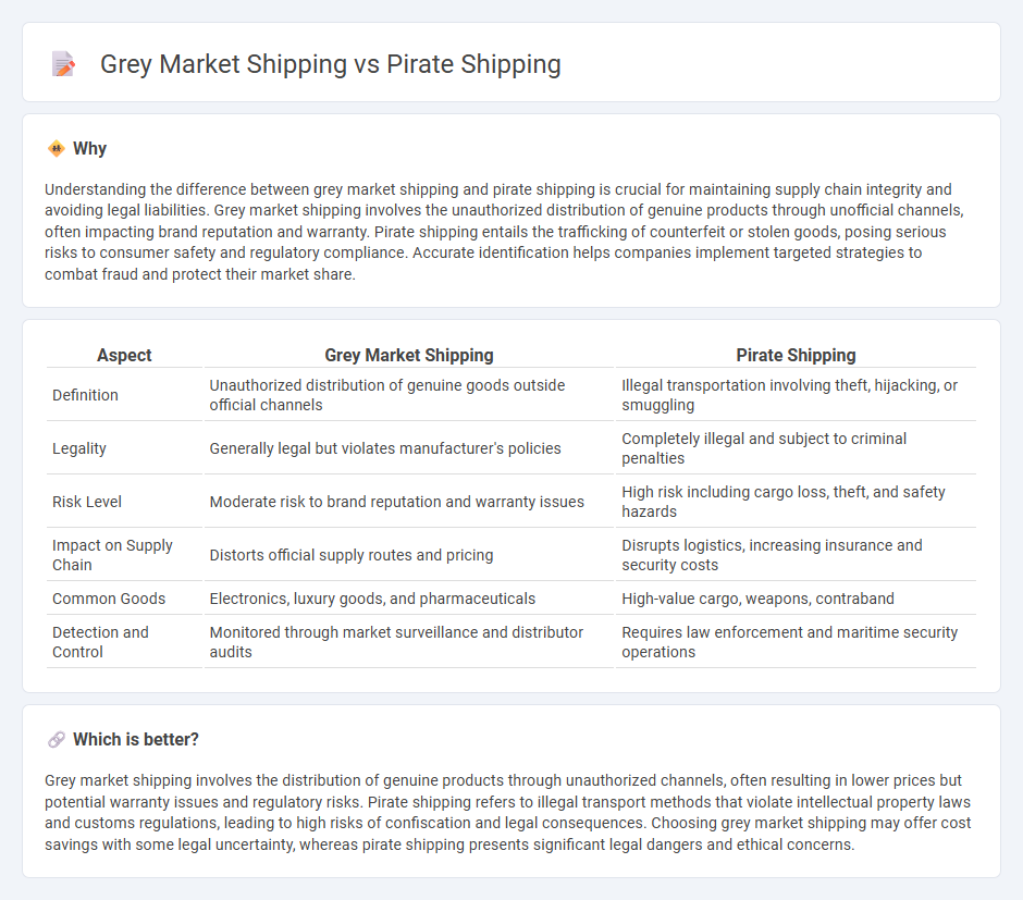 Grey Market Shipping vs Pirate Shipping in Logistics