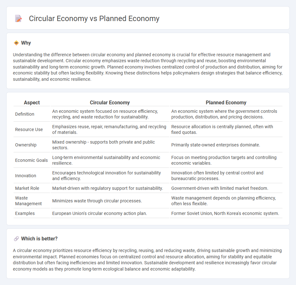 Circular Economy vs Planned Economy in Economy