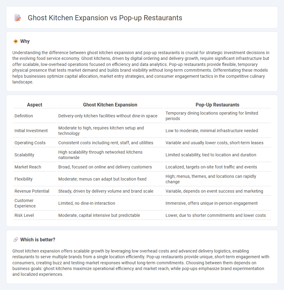 Ghost Kitchen Expansion vs Pop-Up Restaurants in Economy