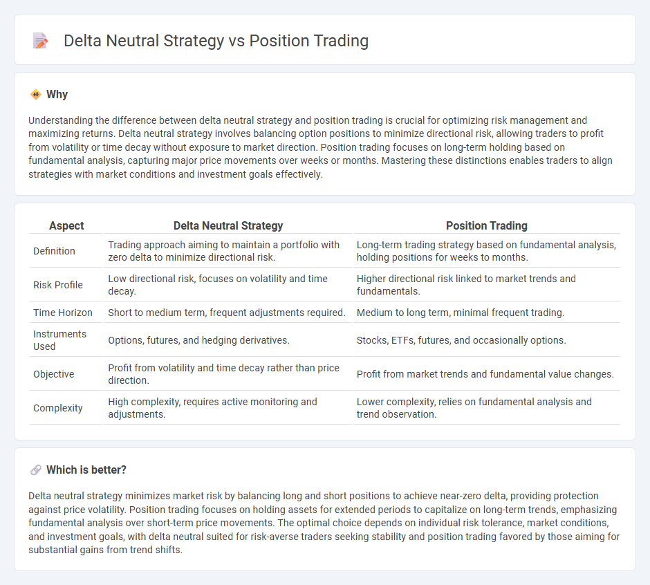 Delta Neutral Strategy vs Position Trading in Trading