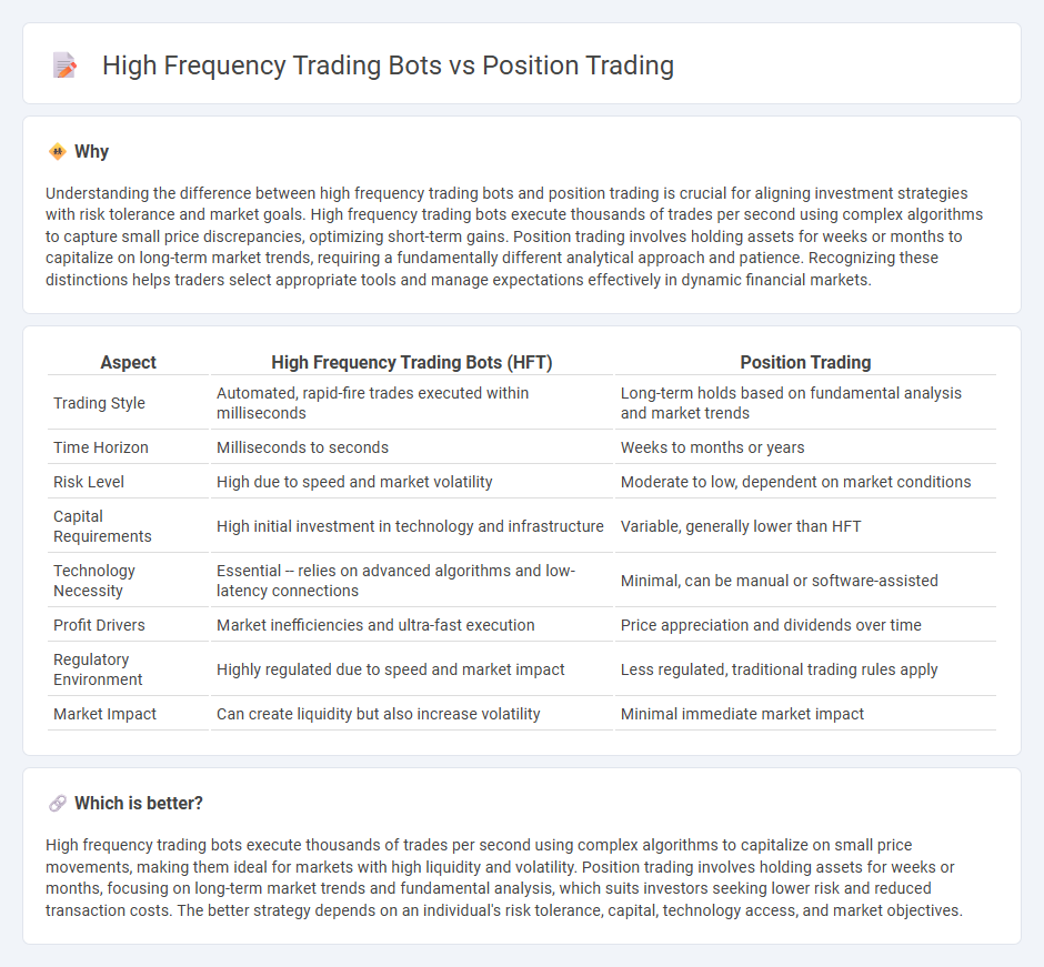 High Frequency Trading Bots vs Position Trading in Trading