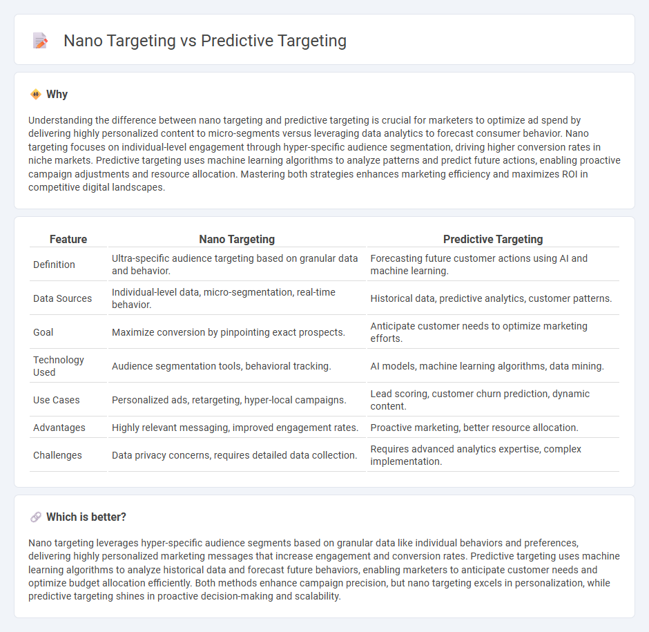 Nano Targeting vs Predictive Targeting in Marketing