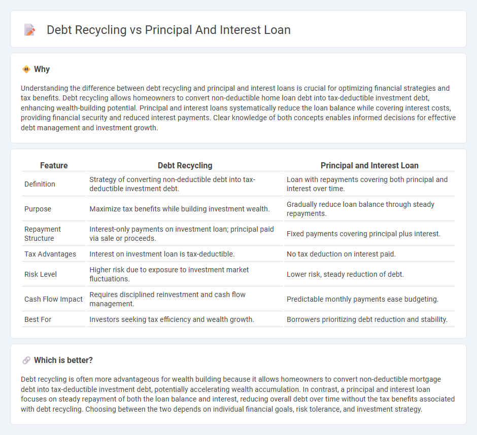 Debt Recycling vs Principal And Interest Loan in Banking