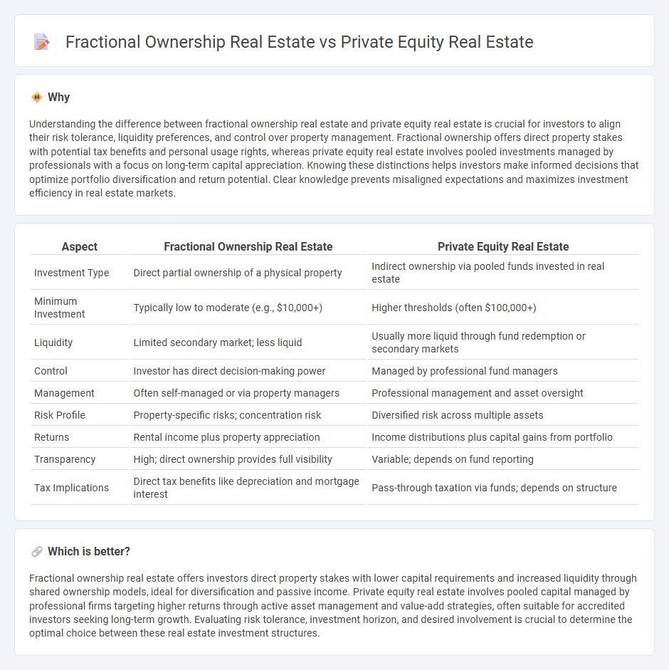 Fractional Ownership Real Estate vs Private Equity Real Estate in Investment