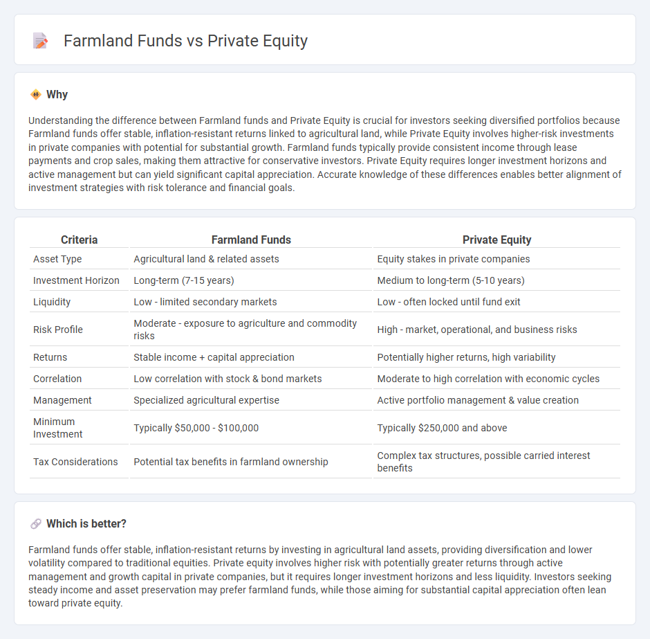 Farmland Funds vs Private Equity in Investment