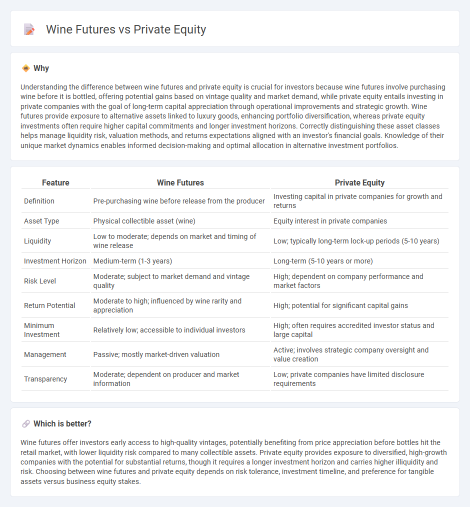Wine Futures vs Private Equity in Investment