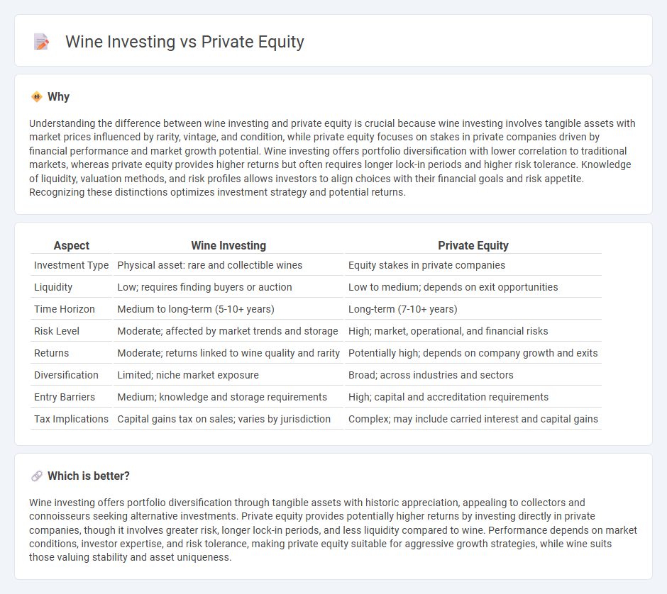 Wine Investing vs Private Equity in Investment