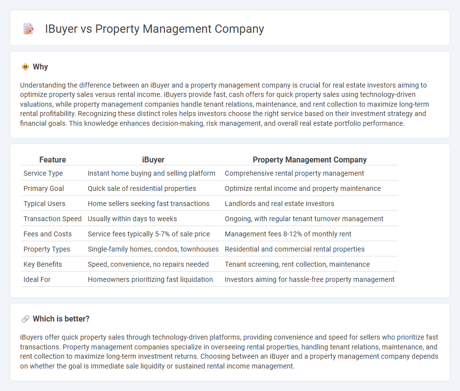 Ibuyer vs Property Management Company in Real Estate