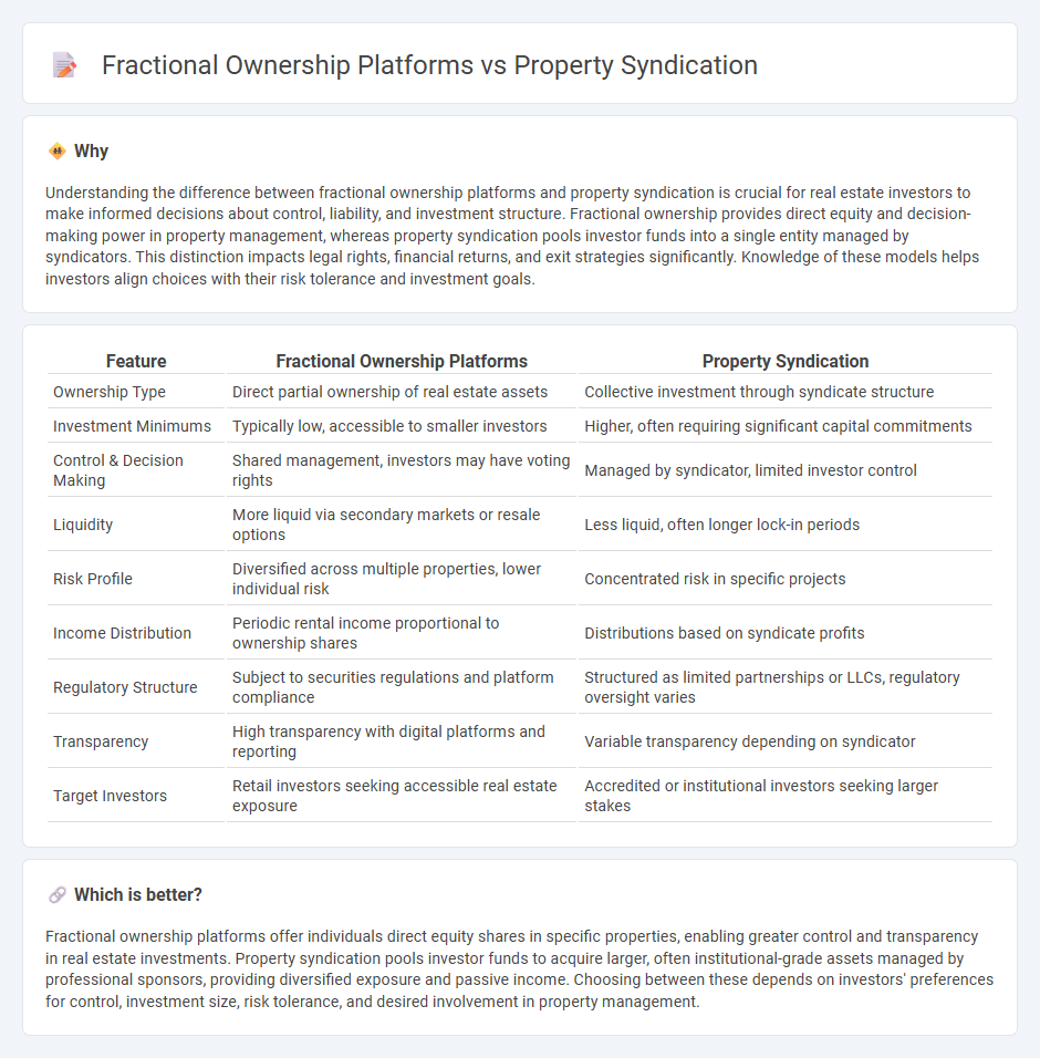 Fractional Ownership Platforms vs Property Syndication in Real Estate