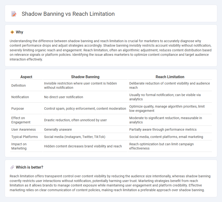 Shadow Banning vs Reach Limitation in Marketing
