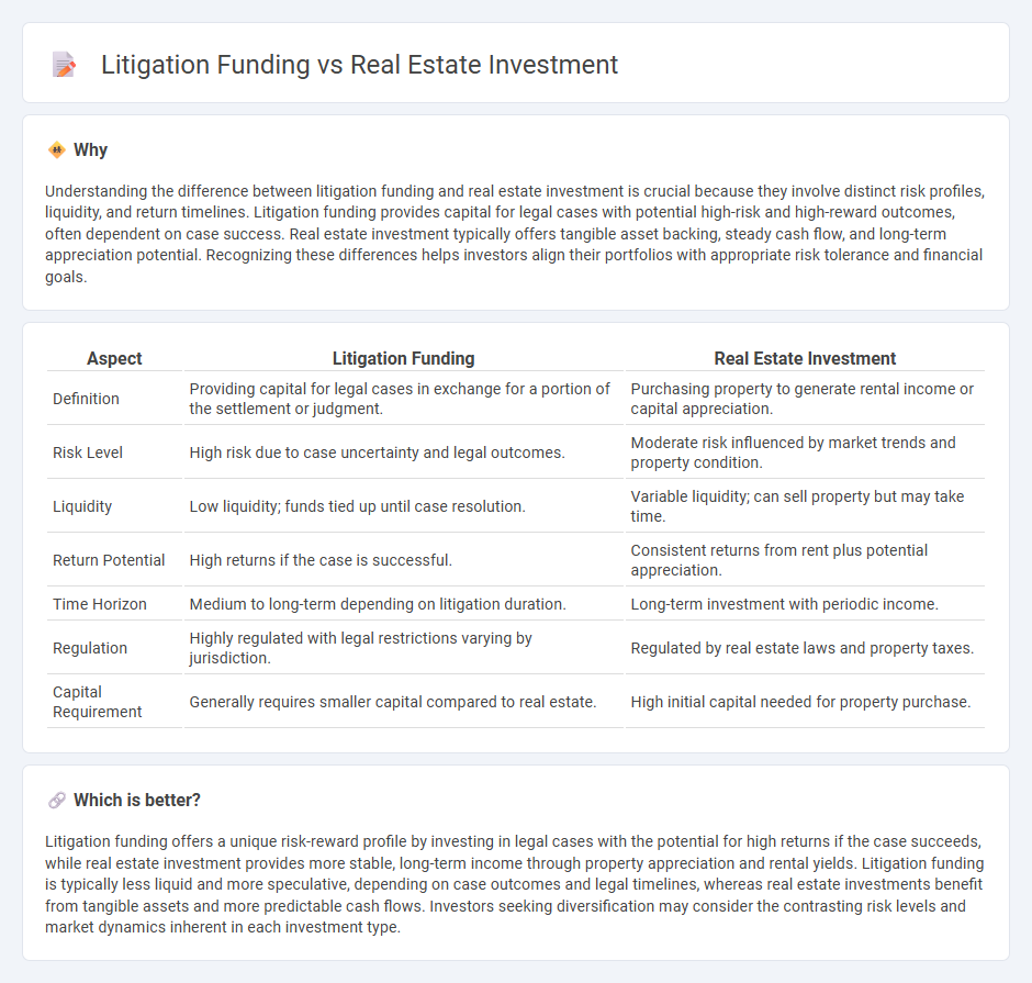 Litigation Funding vs Real Estate Investment in Investment