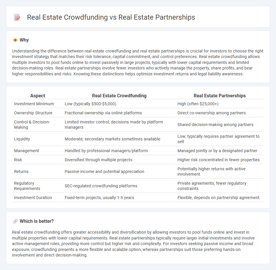 Real Estate Crowdfunding vs Real Estate Partnerships in Real Estate