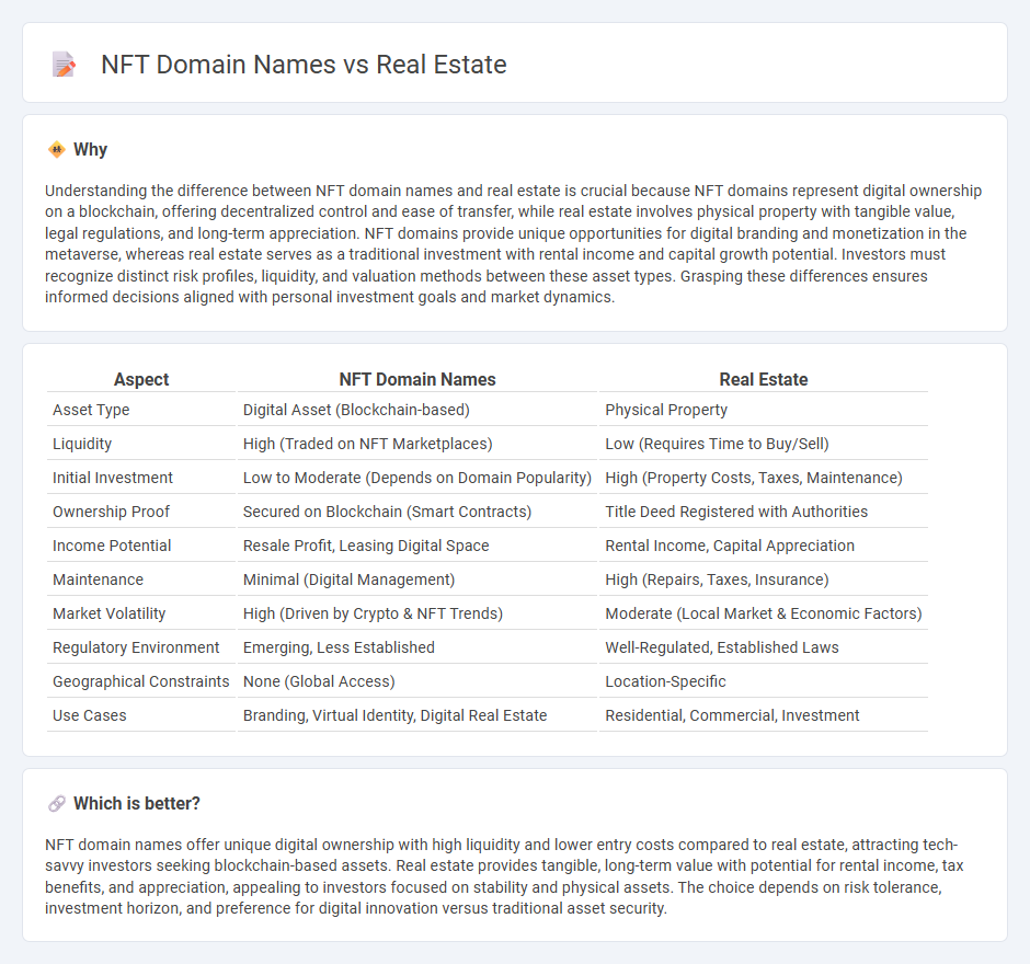 Nft Domain Names vs Real Estate in Investment