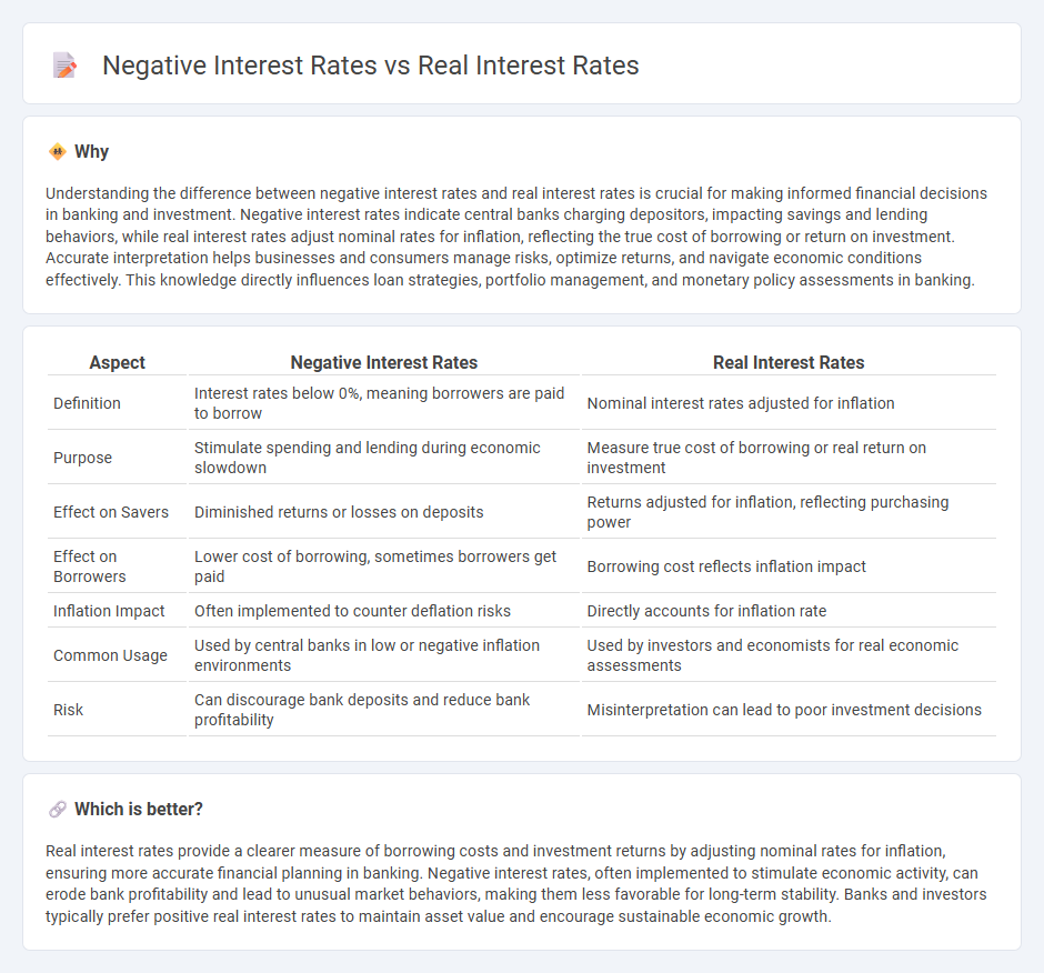 Negative Interest Rates vs Real Interest Rates in Banking