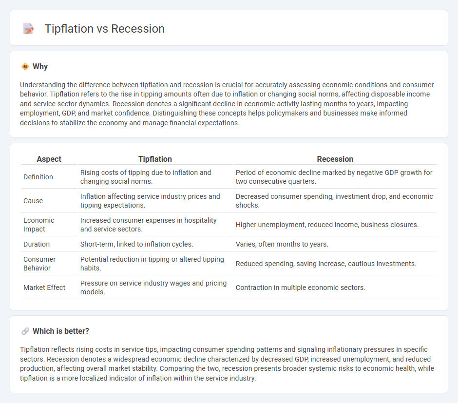 Tipflation vs Recession in Economy