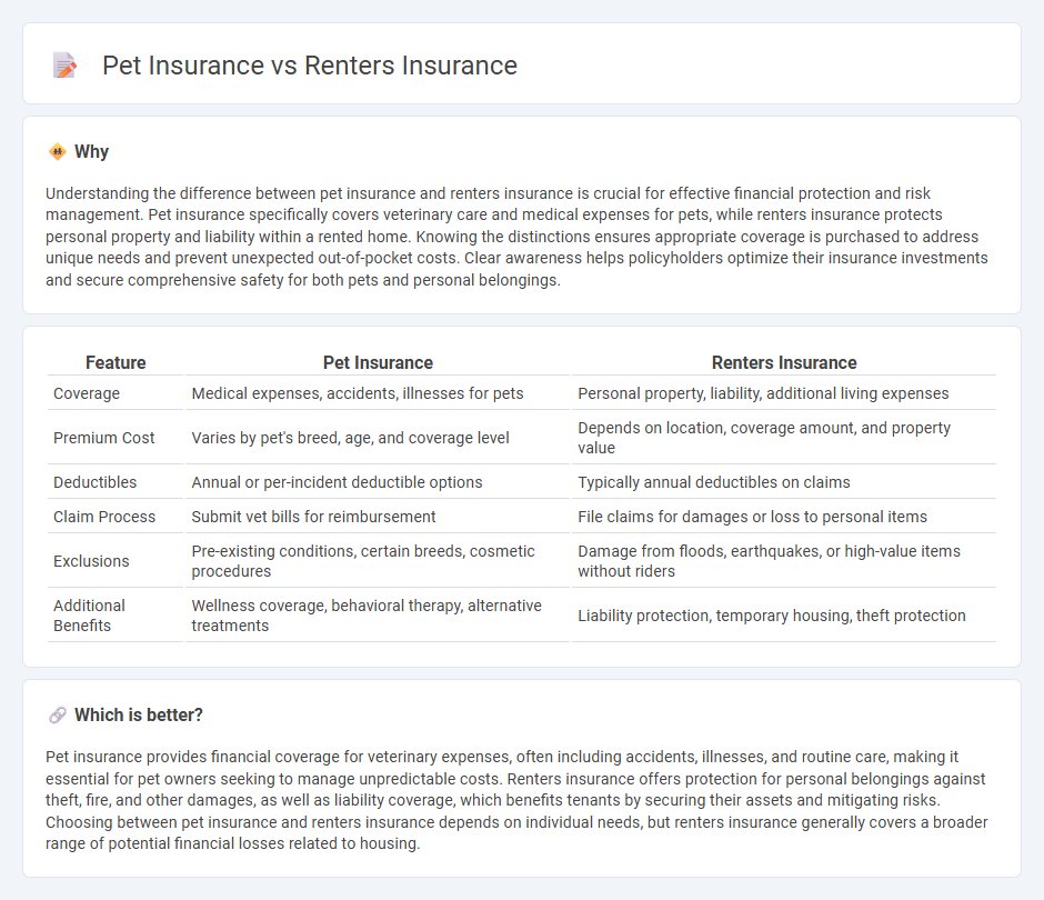 Pet Insurance vs Renters Insurance in Insurance