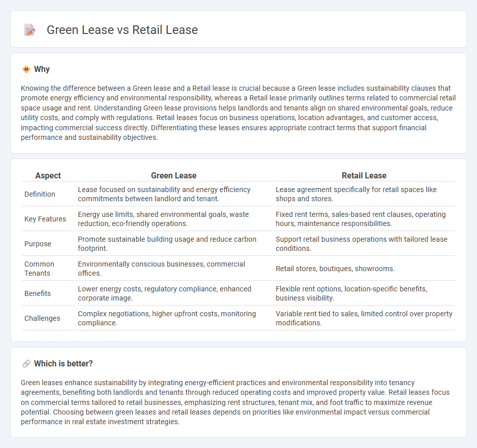 Green Lease vs Retail Lease in Real Estate