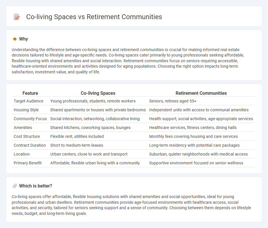 Co-Living Spaces vs Retirement Communities in Real Estate