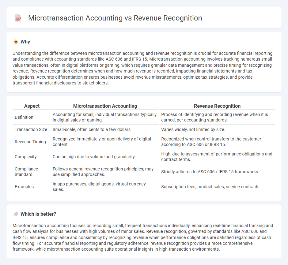 Microtransaction Accounting vs Revenue Recognition in Accounting