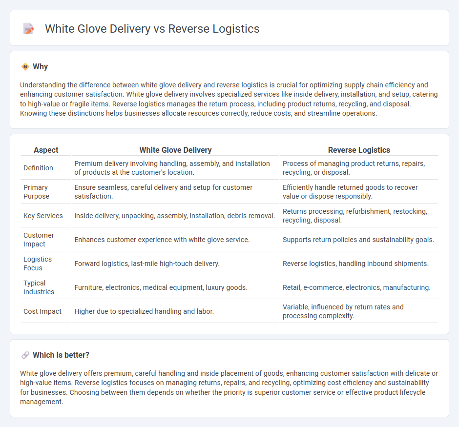 White Glove Delivery vs Reverse Logistics in Logistics