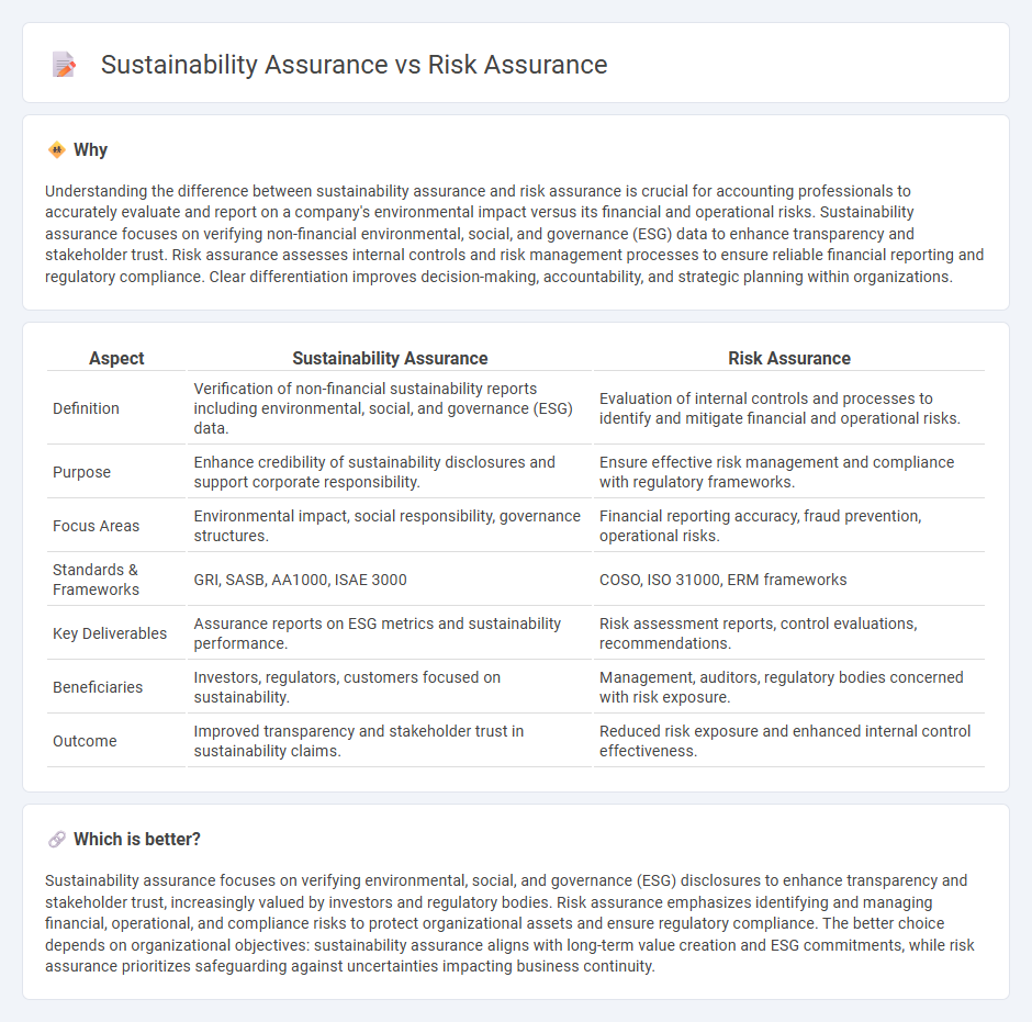 Sustainability Assurance vs Risk Assurance in Accounting