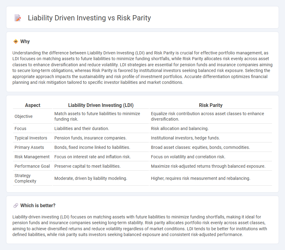 Liability Driven Investing vs Risk Parity in Finance