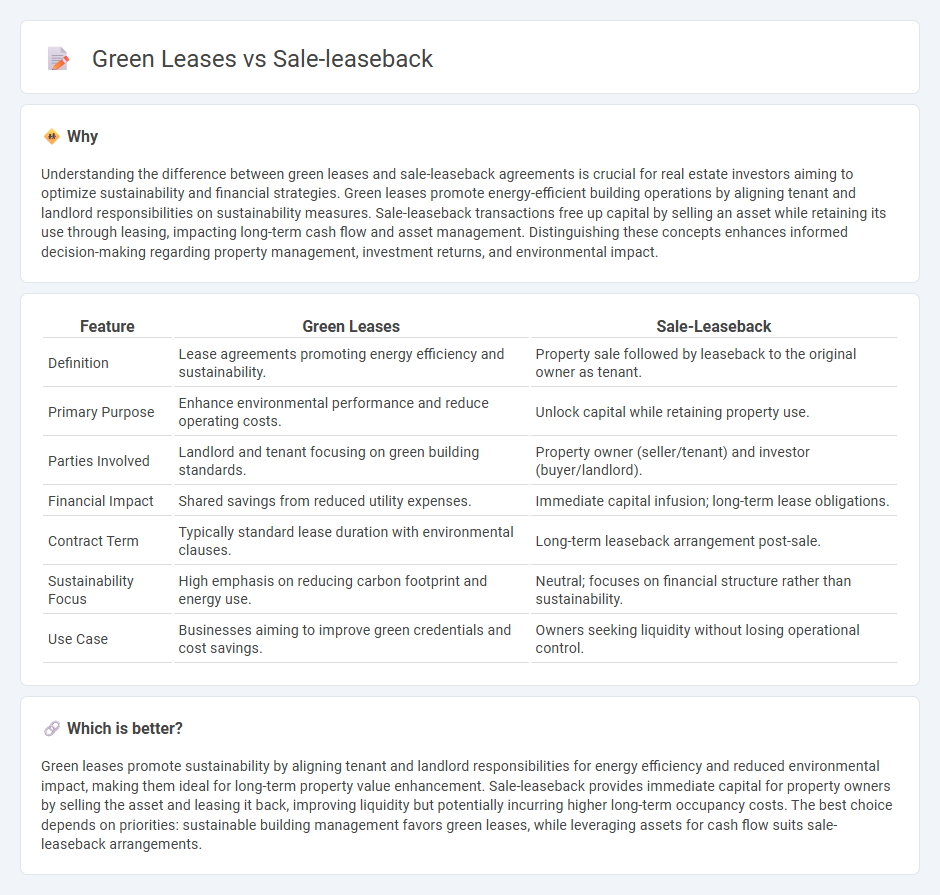 Green Leases vs Sale-Leaseback in Real Estate
