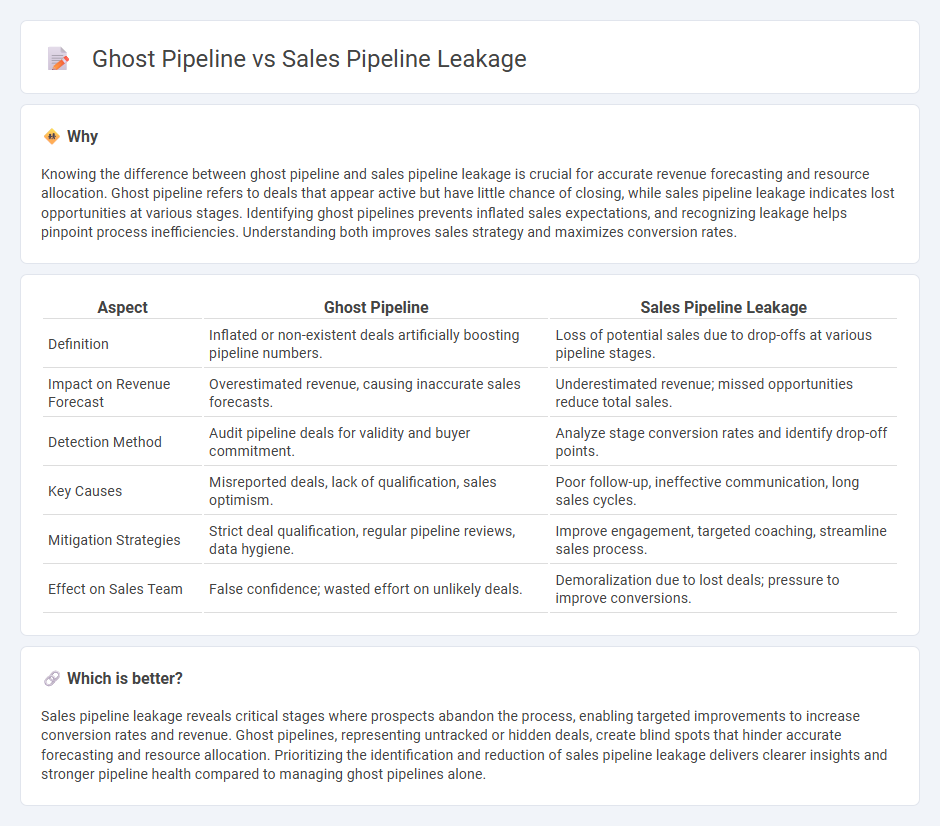 Ghost Pipeline vs Sales Pipeline Leakage in Sales
