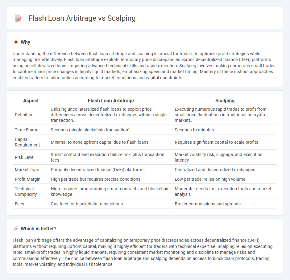 Flash Loan Arbitrage vs Scalping in Trading