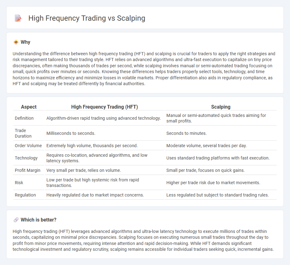 High Frequency Trading vs Scalping in Trading