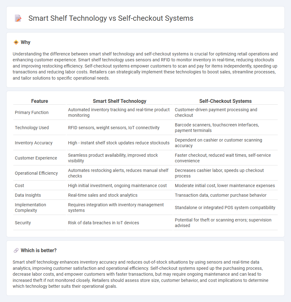 Smart Shelf Technology vs Self-Checkout Systems in Retail
