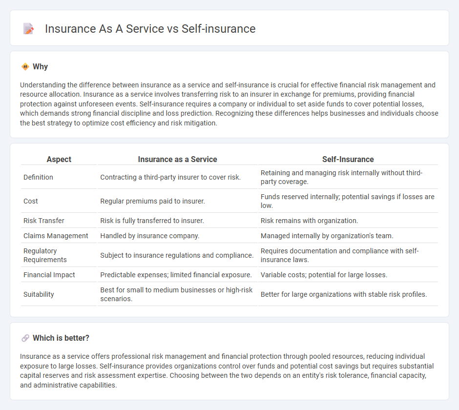 Insurance As A Service vs Self-Insurance in Insurance
