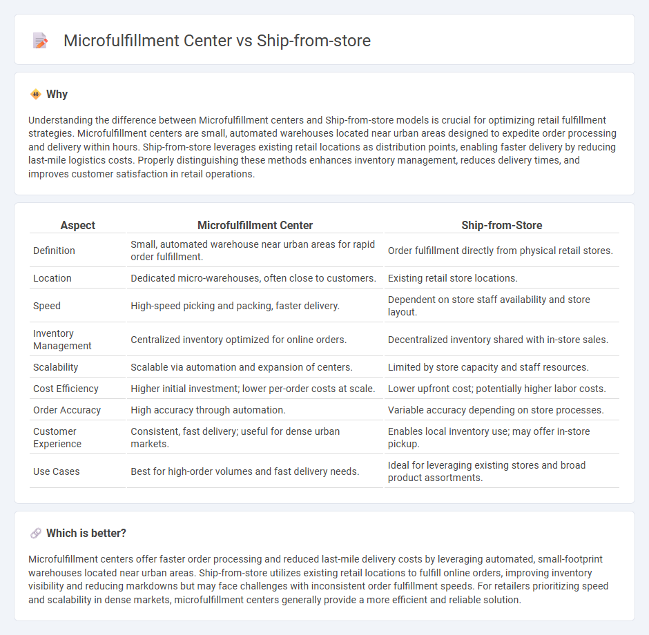Microfulfillment Center vs Ship-From-Store in Retail
