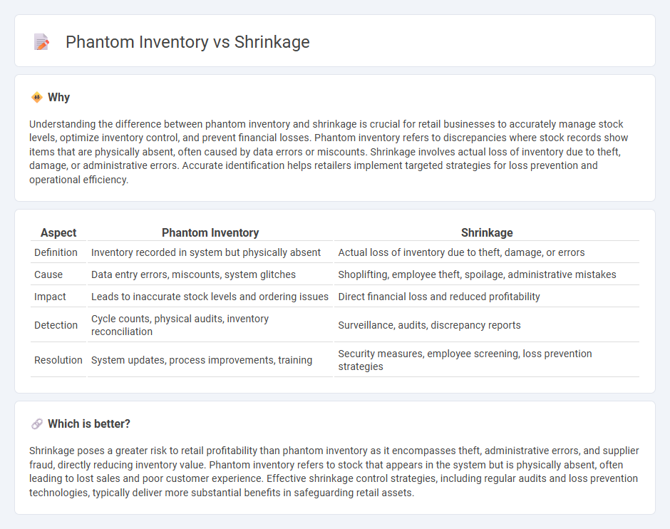 Phantom Inventory vs Shrinkage in Retail
