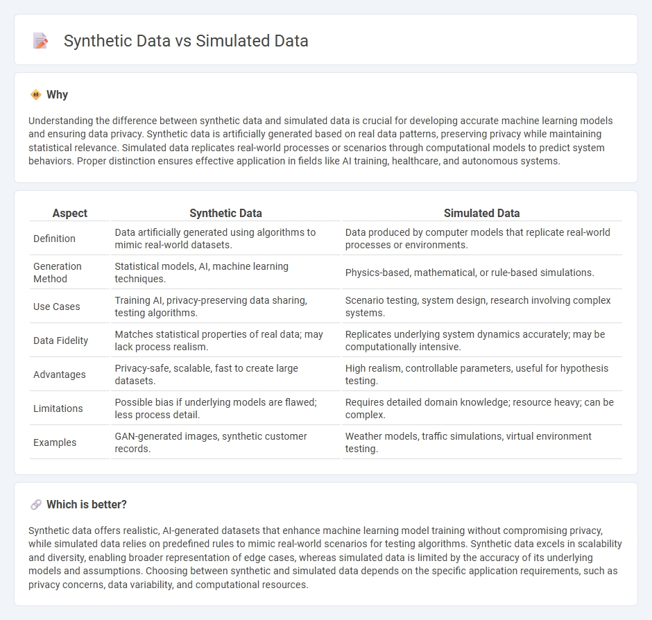 Synthetic Data vs Simulated Data in Technology