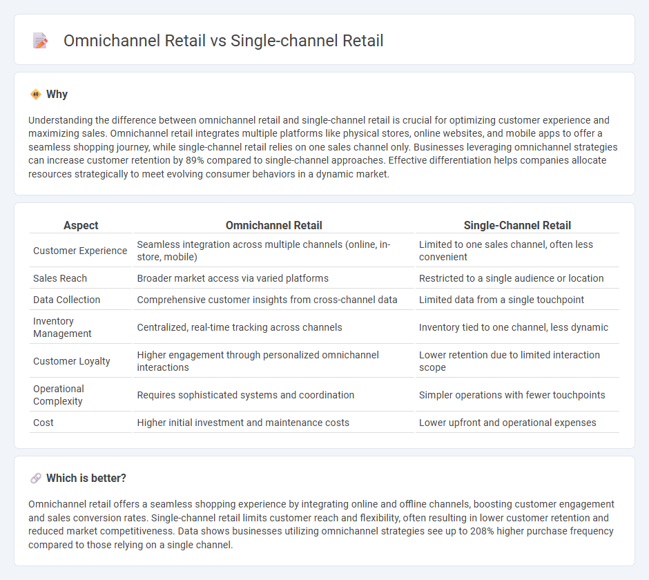 Omnichannel Retail vs Single-Channel Retail in Commerce